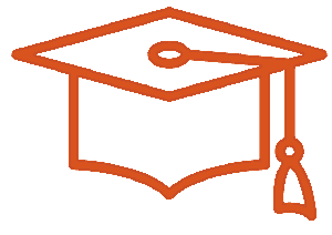 Graduation cap icon